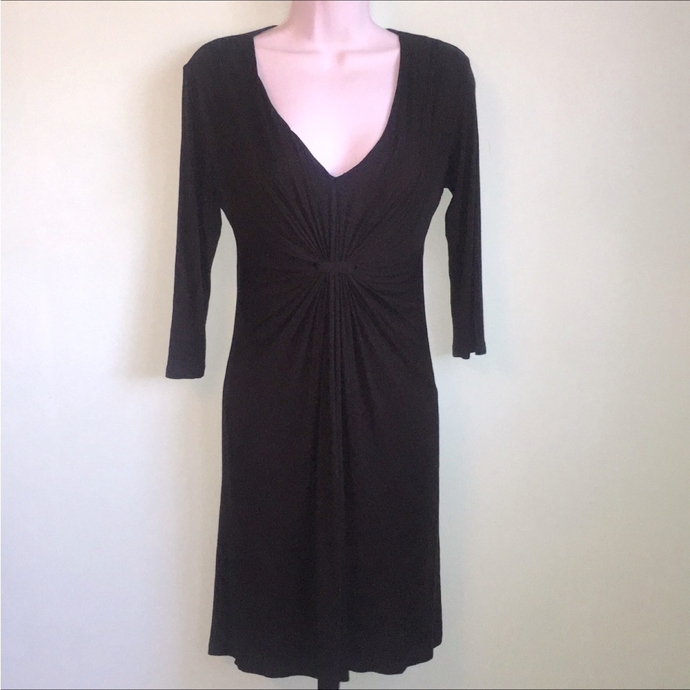 LBD Wyeth Slinky Black Stretch Dress Size XS S